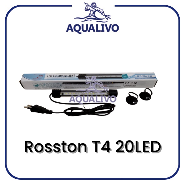 Jual Rosston Lampu Akuarium Celup T4 20cm Led Aquascape Aquarium Koi T4 ...