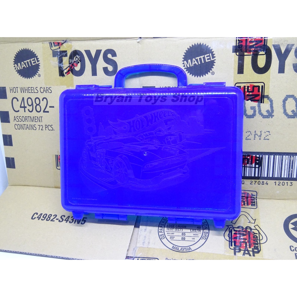 Hot Wheels Carry Case Koper Hot Wheels Original Biru Muda