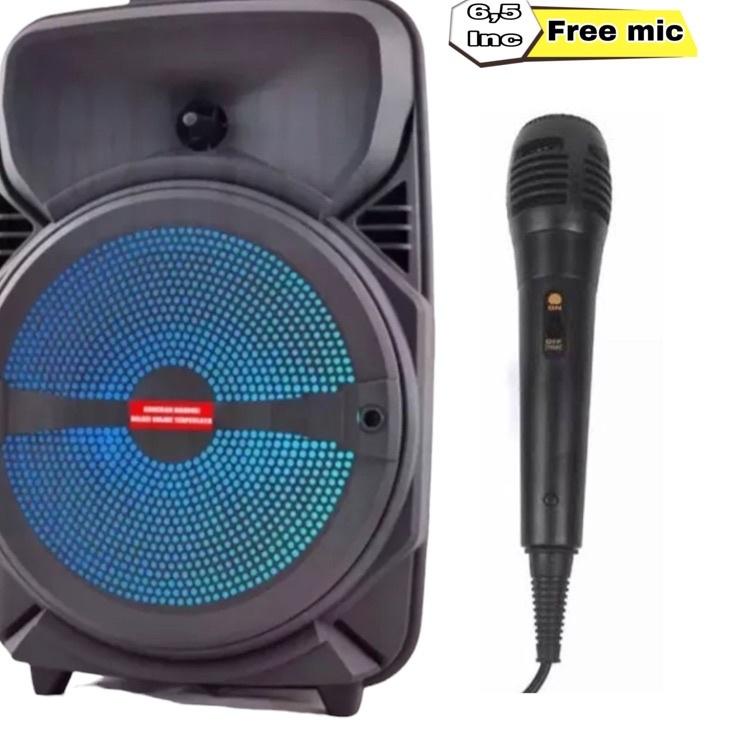 Menarik COD New Speaker Aktif Bluetooth Kimiso 3381 Bonus Mic/Speaker Bluetooth Karaoke Outdoor Poly