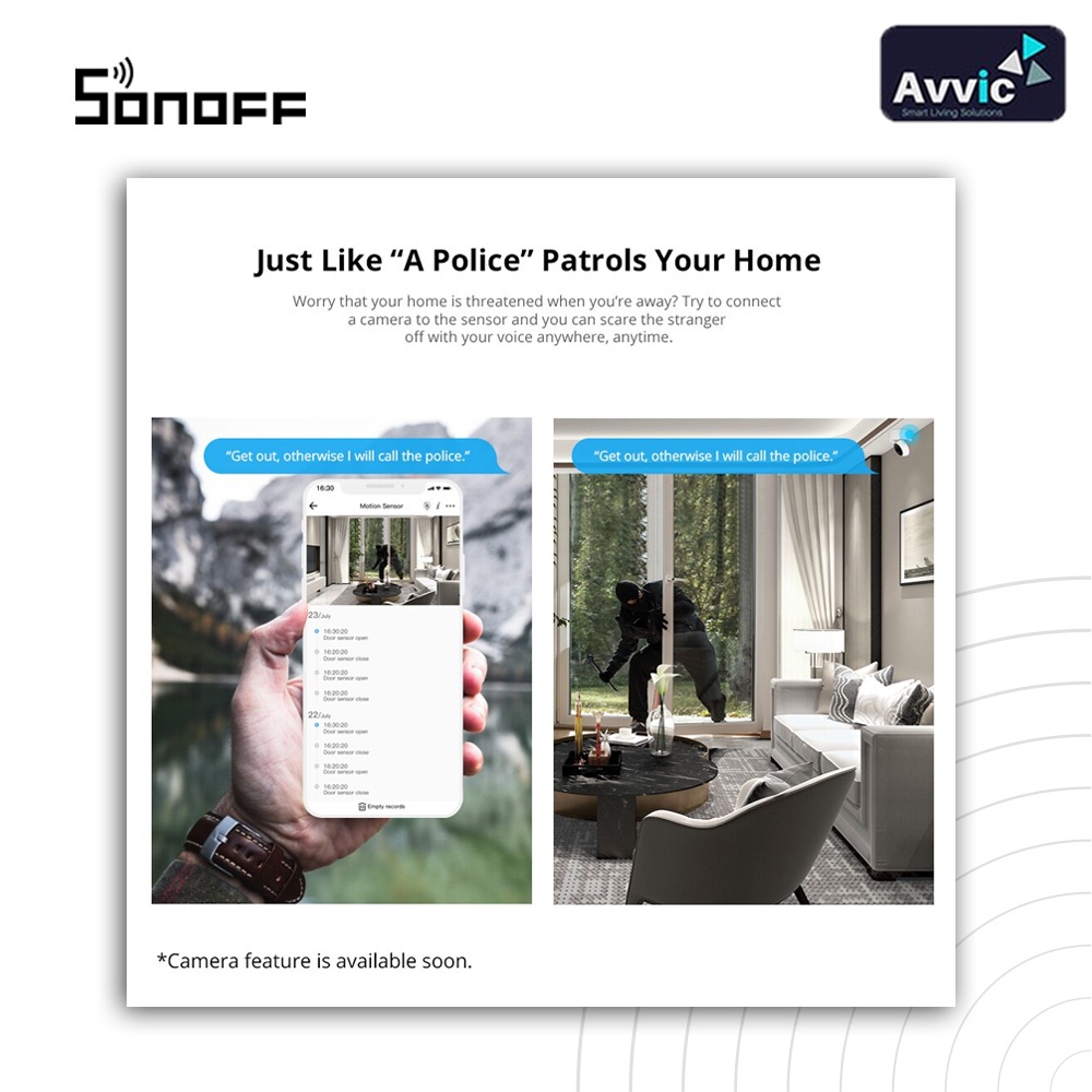 Sonoff SNZB04 Smart Sensor for Door Window Alarm Pintu Jendela IOT