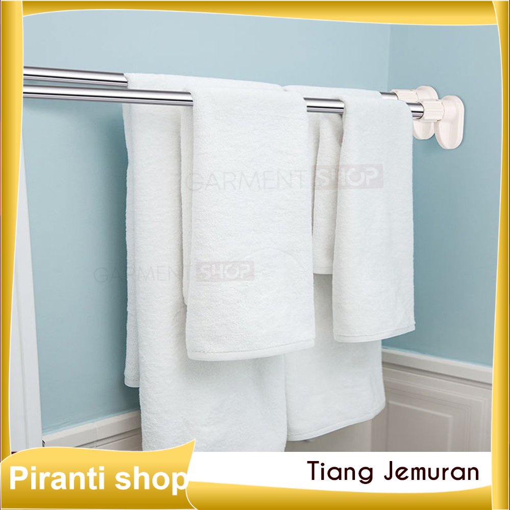 jemuran dinding baju lipat handuk baju dinding lipat stainless portable gantung dinding tiang jemura