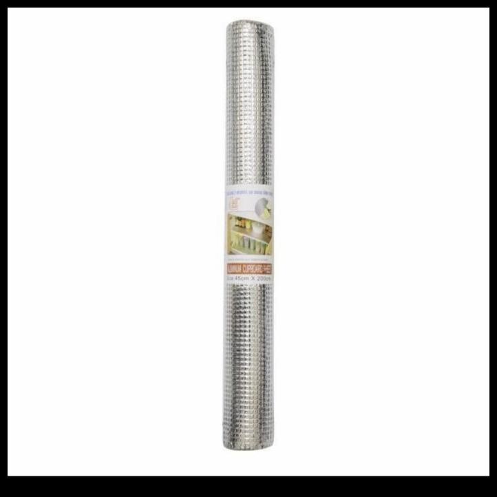 Alas Aluminium Serbaguna Mat Meja Makan Laci Rak Lemari Dapur Minyak A