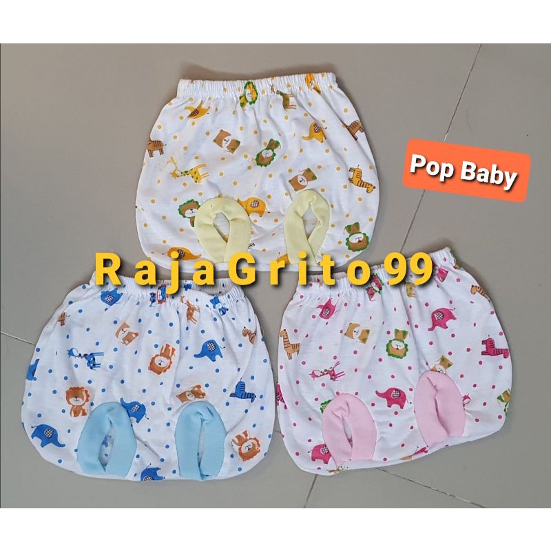 Celana Kacamata Bayi motif Tabur isi 1 Lusin / Celana Pop Tabur motif, Bahan PE Halus Tebal