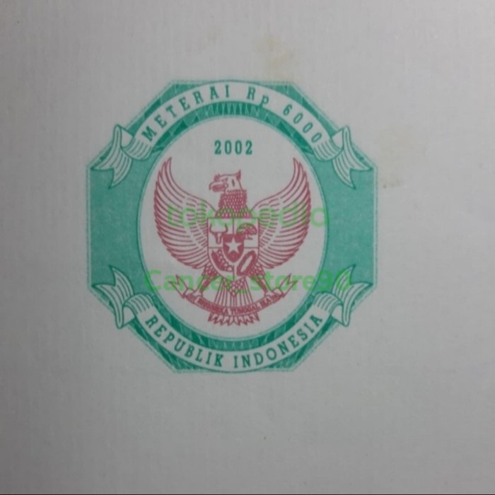 

Lucu Kertas Segel Asli Tahun 2002 Double Terbatas