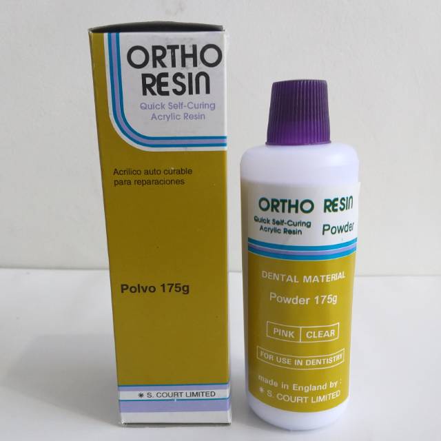 Ortho Resin Powder Self Curing 175 gr
