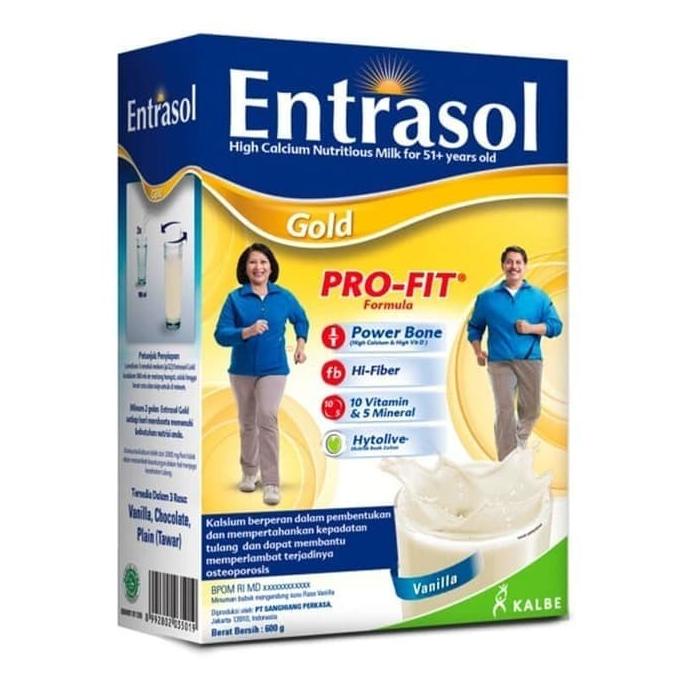 

[ COD ] Entrasol Gold Vanila 600gr
