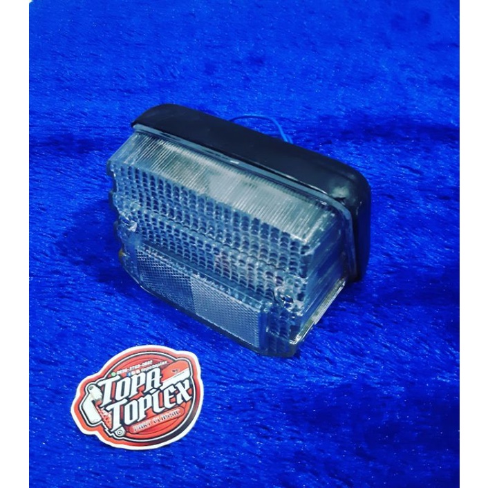 stoplamp gl100 lampu stopan gl100 mika putih/bening