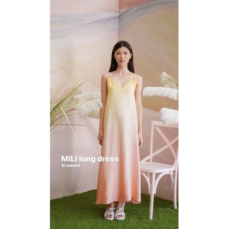 Novere x Mmehuillet MILI Long Dress Sunset