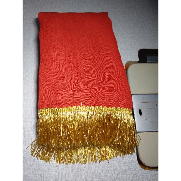 SAMPUR SELENDANG TARI GANDRUNG RENDA SISIR EMAS