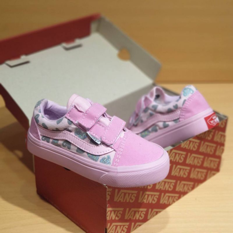 SEPATU VANS ANAK PEREMPUAN SEPATU ANAK CEWEK SEPATU ANAK WANITA PINK LOVE