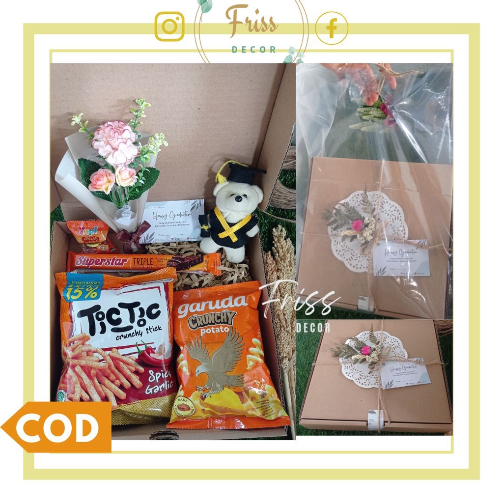 

Hampers Kado Ulang Tahun Cewek Cowok Wisuda Sidang Sempro Hadiah Ultah Coklat Valentine Gift Box Birthday Snackbox C Ukuran 25x25x5 cm