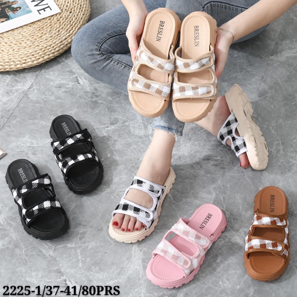 Sandal Tali Jelly Wedges wanita LAVIOLA import / Sandal Wedges Wanita Terbaru 2022