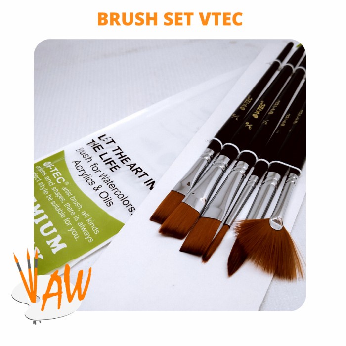 

Hemat Kuas Vtec Set A0107 (6 Pcs) Terlaris