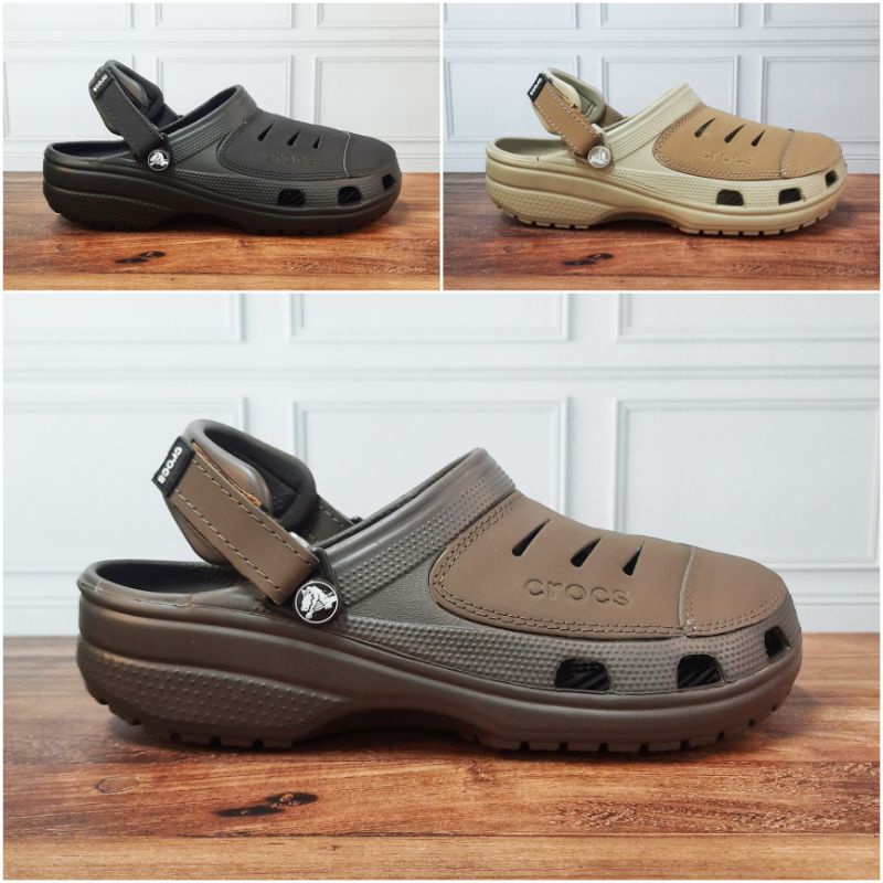 CROCS YUKON LEATHER/SEPATU SENDAL CROCS YUKON/CROCS PRIA