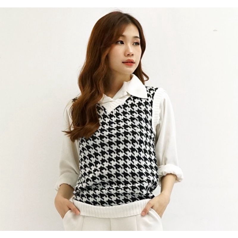 ROMPI JENNIE VEST KNIT /ROMPI RAJUT KOREA / BEST SELLER