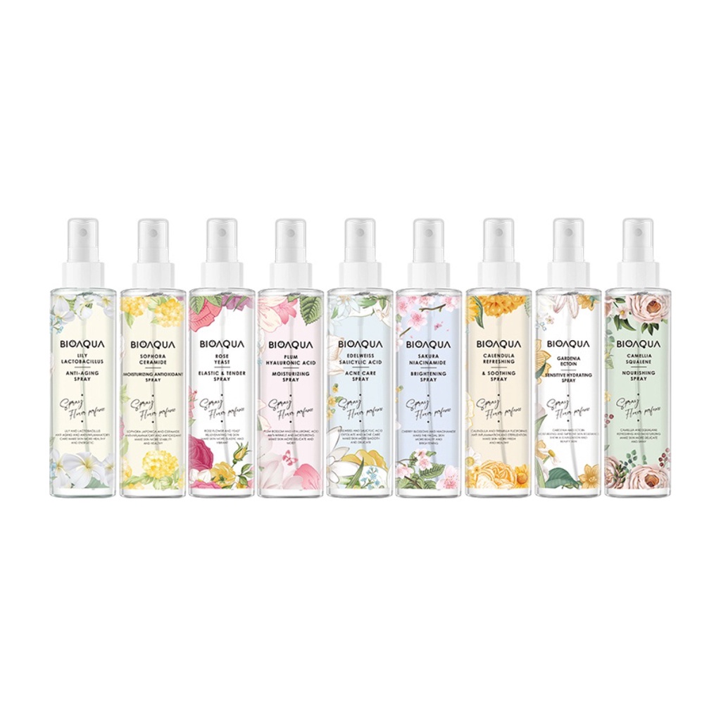 SHINE STAR - BIOAQUA Face Mist Spray Wajah Portable 150ml BPOM / Setting Spray Make Up Tahan Lama