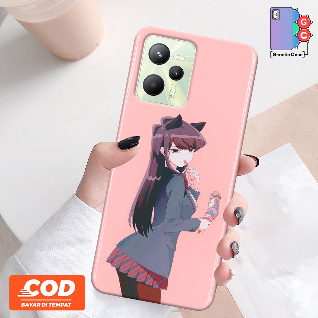 Casing Case Anime Komi-san Lucu - Casing Semua tipe Hp ( All Type ) - Case Oppo A1K A16 A16E A54 A96