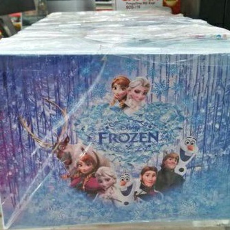 

isi 5 pcs kotak kertas karakter anak wadah snack box