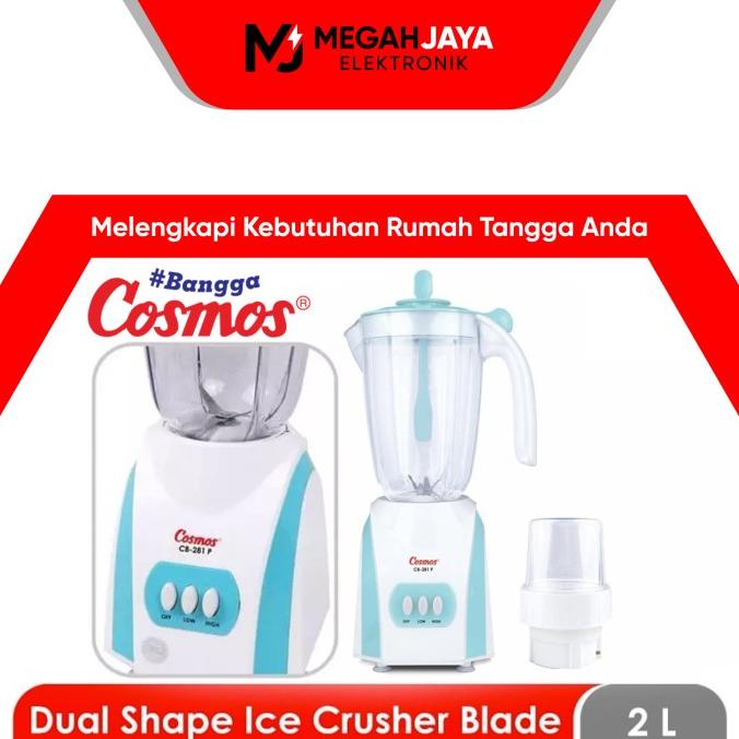 COSMOS BLENDER CB281P / CB-281P / CB 281P (PLASTIK / 2 LITER)