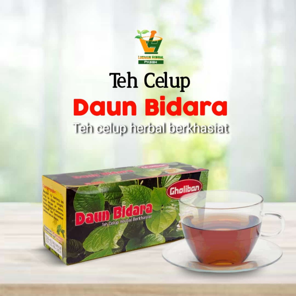 

Teh Daun Bidara Celup, Teh Celup Daun Bidara, Teh Bidara Gholiban isi 20 Kantong