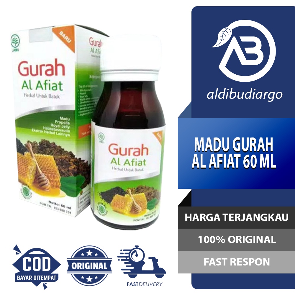 

MADU GURAH AL AFIAT BATUK FLU SESAK 60 ML