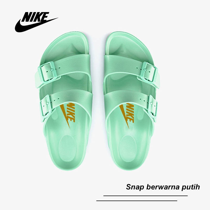 Nike Sandal Wanita Dewasa Casual Sendal Slop Perempuan  Santai Empuk Kekinian Sandal Cewek Distro Terbaru Slip On Anti Slip