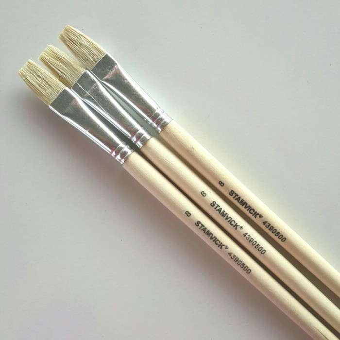 

Hadir Kuas Lukis Gepeng No.8 Stamvick Kualitas Premium Berkualitas