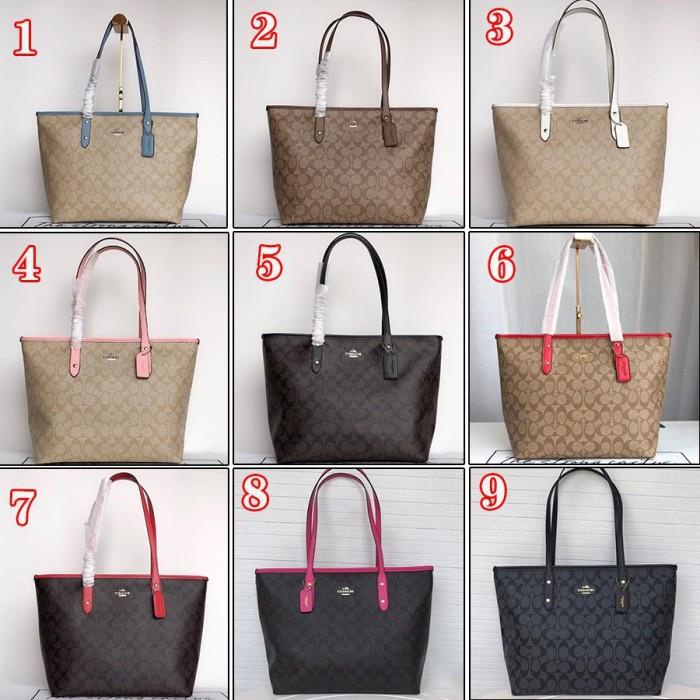 Totebag Coach Shoulder Bag Totebag Signature Fullset 100% Original
