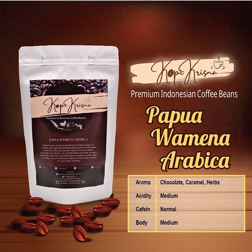 

Kopikrisna Papua Wamena Arabika Premium 250 gr - Kopi Bubuk