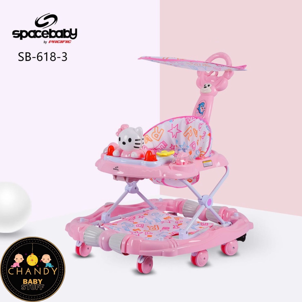 BABY WALKER SPACE BABY SB 618-3 ADA REM BISA AYUN