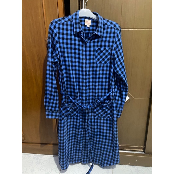 Tunik Kemeja Flanel Uniqlo