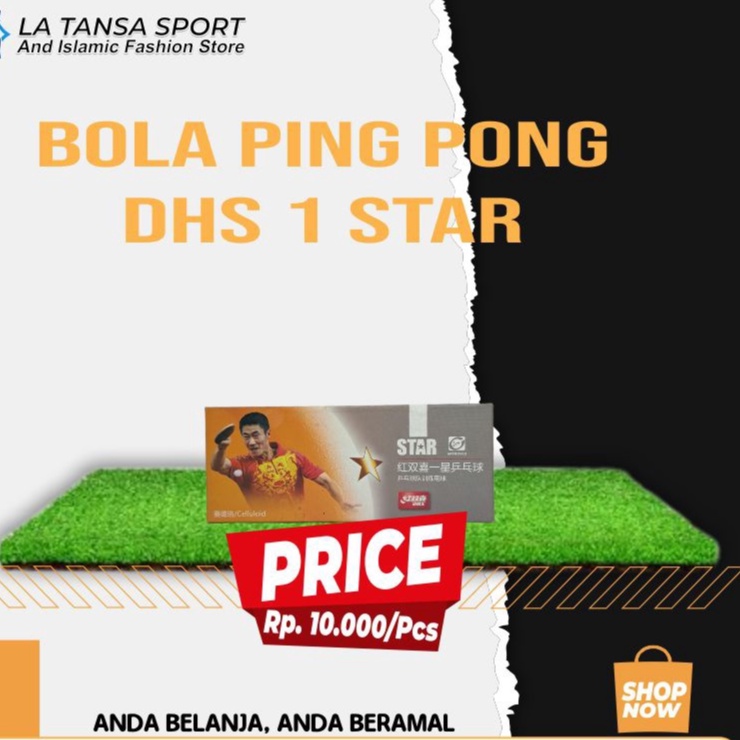 BOLA PINGPONG DHS 1 STAR