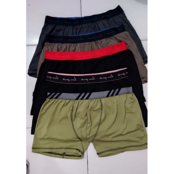 3pcs Celana dalam boxer pria jumbo big size