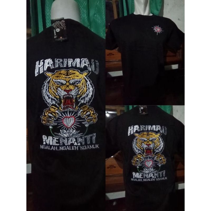 KAOS PSHT HARIMAU MENANTI BORDIR MURAH