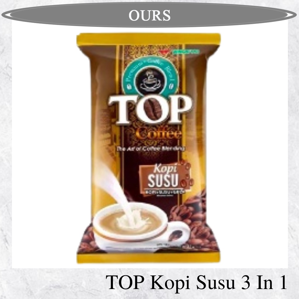 

TOP Kopi Susu 3 In 1 Pack 10 X 31GR OURSHOPNOW