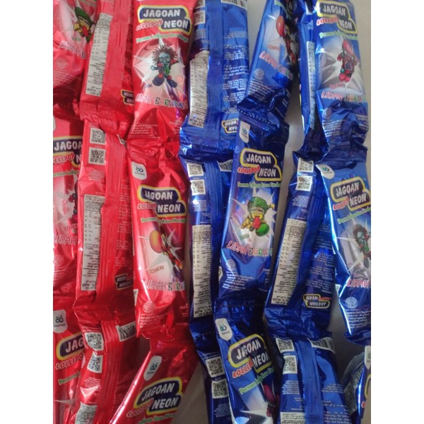 

permen lollipop jagoan neon rasa mangga dan stroberi 6 g
