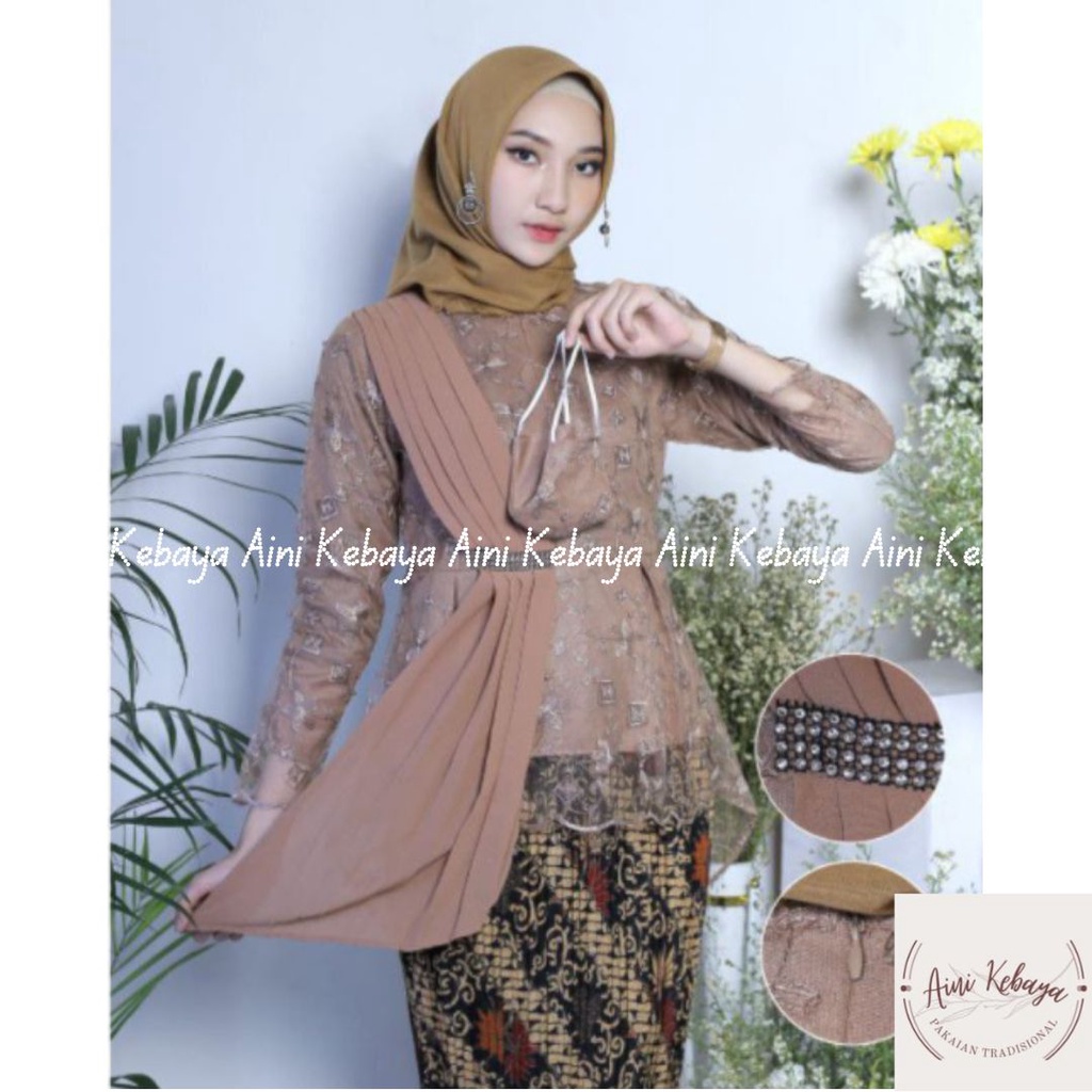 COD - SETELAN KEBAYA MODERN / KEBAYA SELENDANG / KEBAYA WISUDA / KEBAYA PESTA / KEBAYA KARTINI / TUN