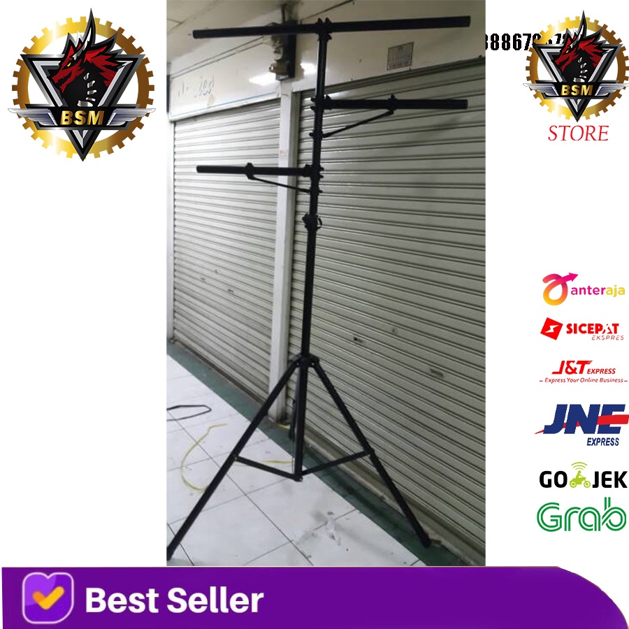 stand lighting parled bisa gantung 6 bh parled max 4 mtr
