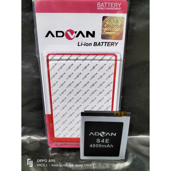 Baterai | Battery | Batre Advan S4E | S4J Original