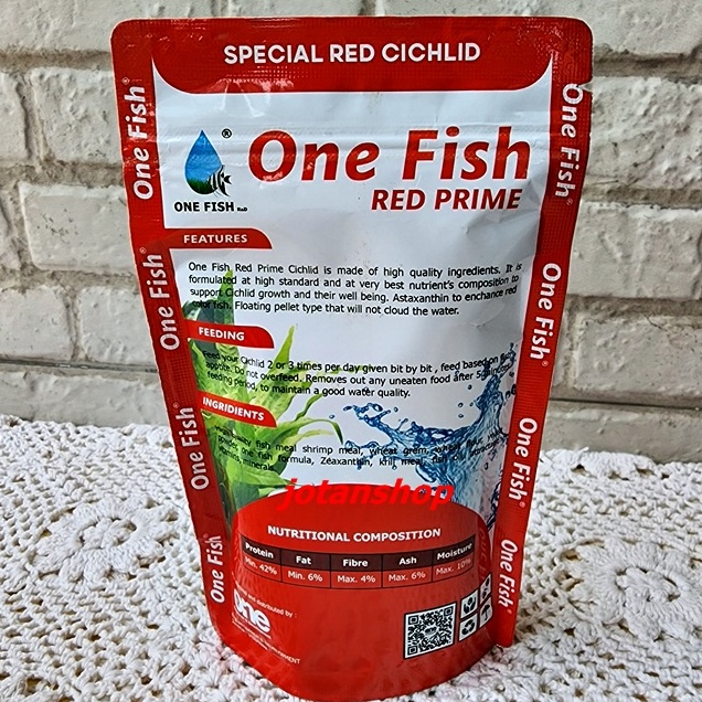 ONE FISH RED YELLOW BLUE  PRIME CICHLID CICLID PELLET PAKAN MAKANAN IKAN CIKLIT PELET FLOATING TYPE