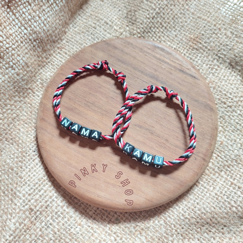 Gelang tridatu custom nama
