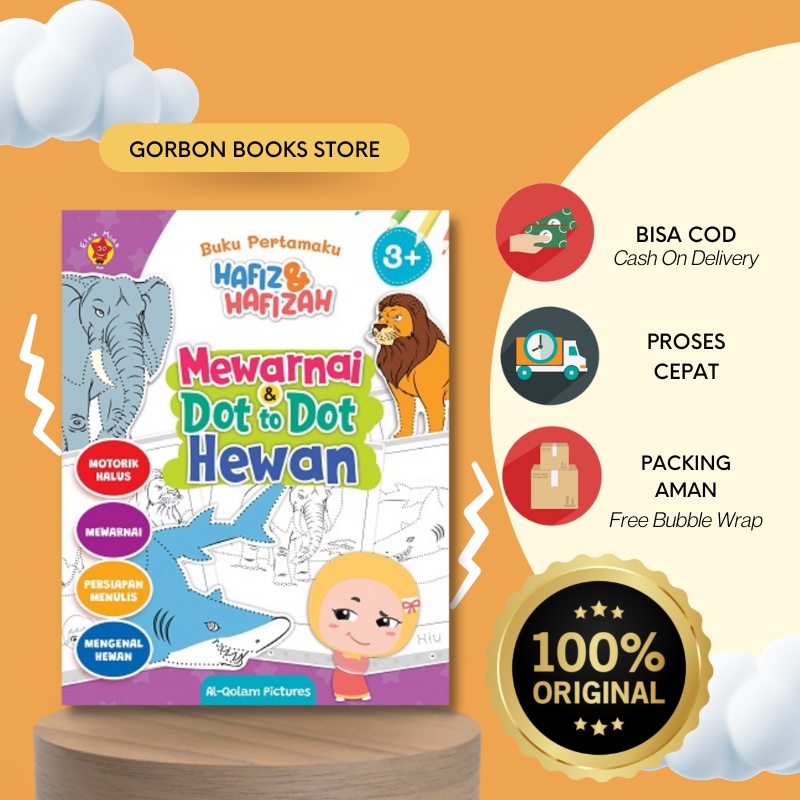 Jual Buku Pertamaku Hafiz Dan Hafizah Mewarnai Dan Dot To Dot Hewan By ...