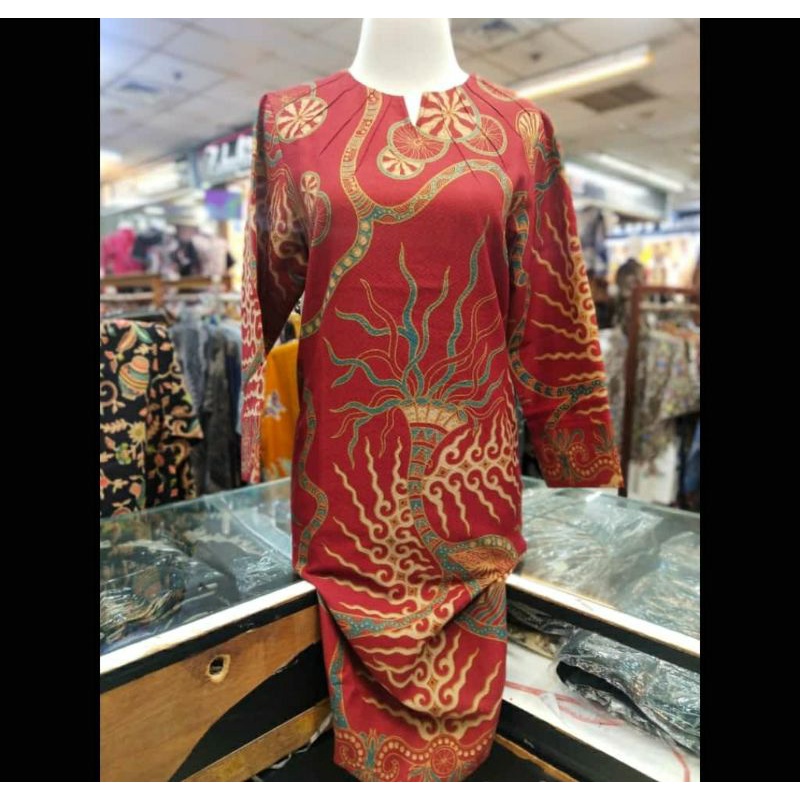 BATIK DRESS TUNIK BAHAN DOBBY PREMIUM