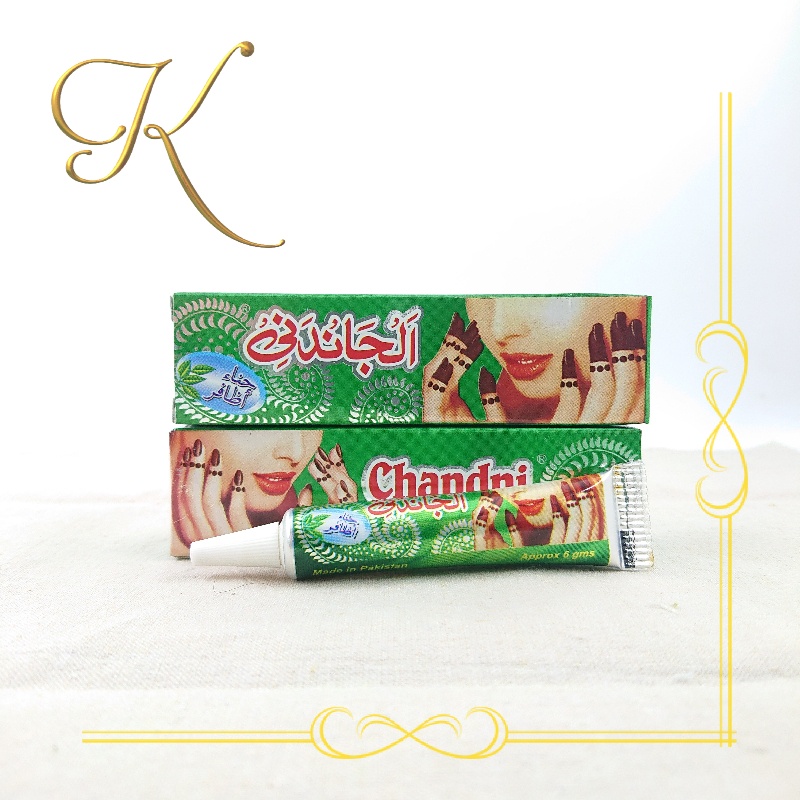 Chandni Ruhis Ruhi Kuku Nail Bpom 100% Halal /Pcs Satuan Henna Nail Henna Kuku Pacar Kuku Hena Asli