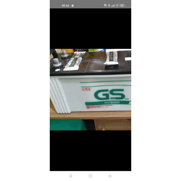 Aki Fuso/ GS Hybrid N120 Goldstar 12V120Ah/ Aki Truk Genset Alat Berat