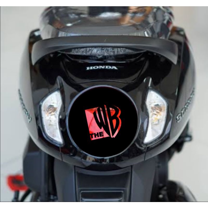 stiker cutting sticker variasi stoplamp  belakang motor scoopy baru