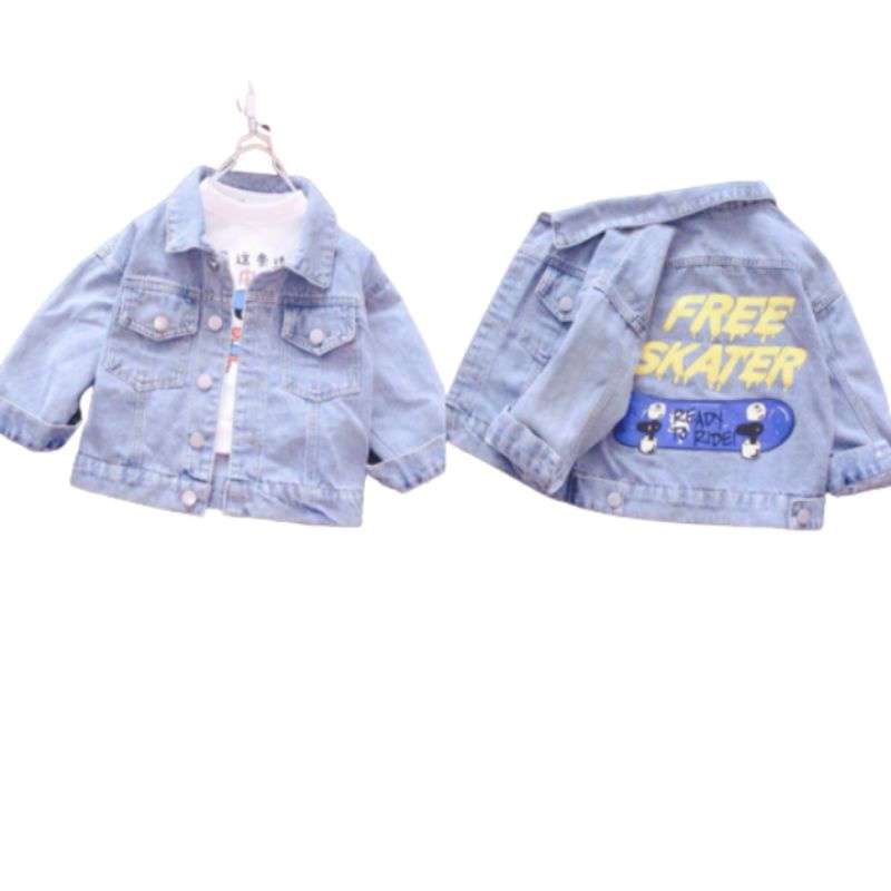 JAKET ANAK LAKI-LAKI USIA 2 -7 TAHUN//KAIN JEANS PREMIUM