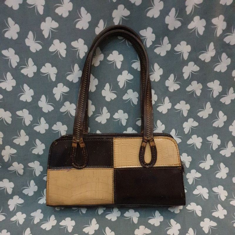 TAS KULIT BRACINI PRELOVED VINTAGE AUTHENTIC