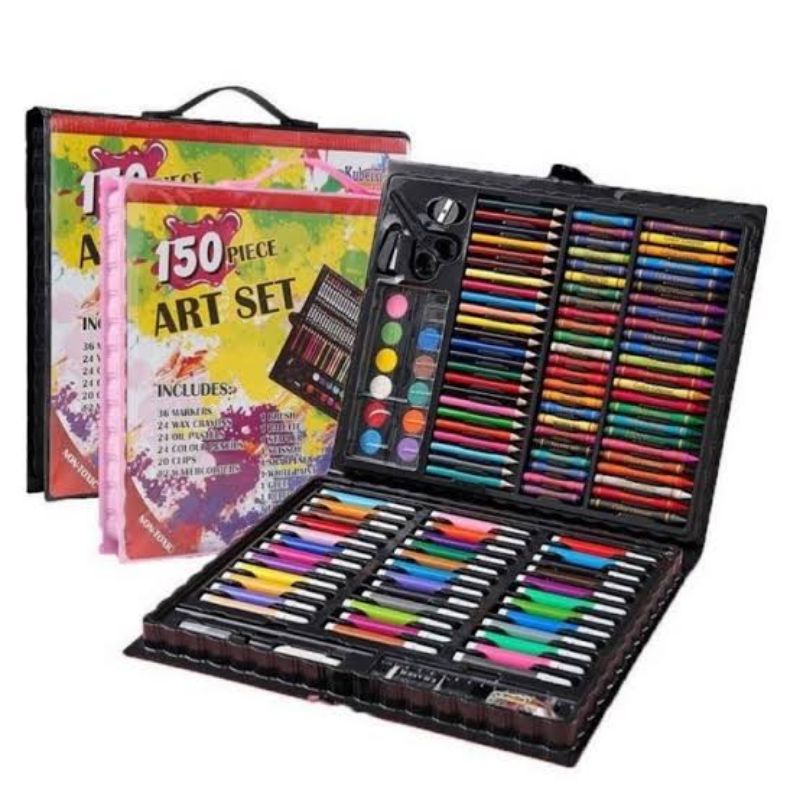 

Crayon Set 150pcs Krayoy mewarnai anak 150pcs Pensil warna set Art 150