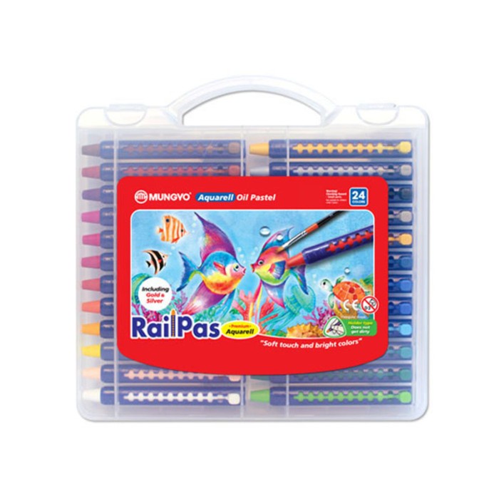 

Pastel Mungyo - Railpas 24 Assorted Aquarell Oil Pastel